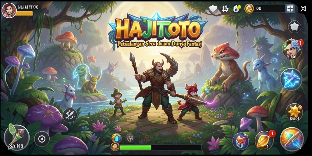 Screenshot gameplay HAJITOTO menampilkan aksi petualangan yang menegangkan.