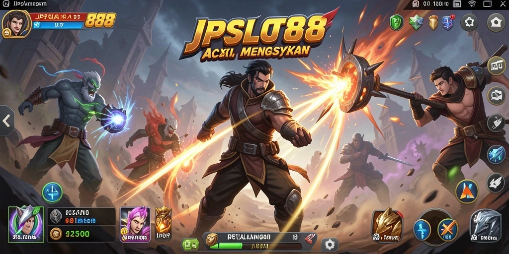 Tampilan gameplay JPSLOT88 yang menarik dan mendebarkan.
