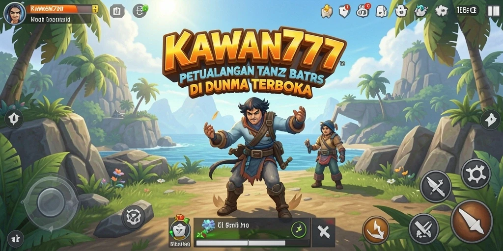 Tampilan menarik dari gameplay KAWAN777 di dunia terbuka.