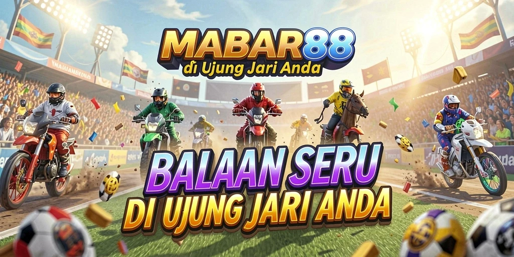 Tampilan balapan mendebarkan dalam MABAR88 dengan grafik yang menawan.