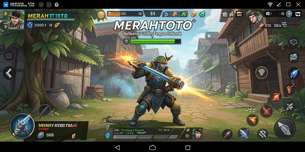 Tampilan antarmuka aplikasi MERAHTOTO yang intuitif dan user-friendly.