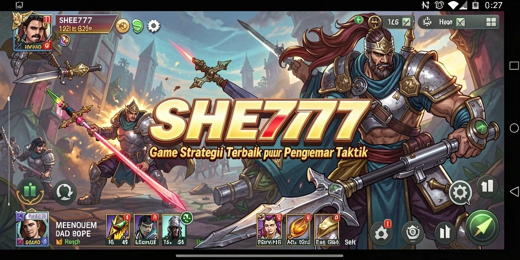 Tampilan screenshot permainan strategi SHE777 dengan aksi seru dan taktik cerdas.