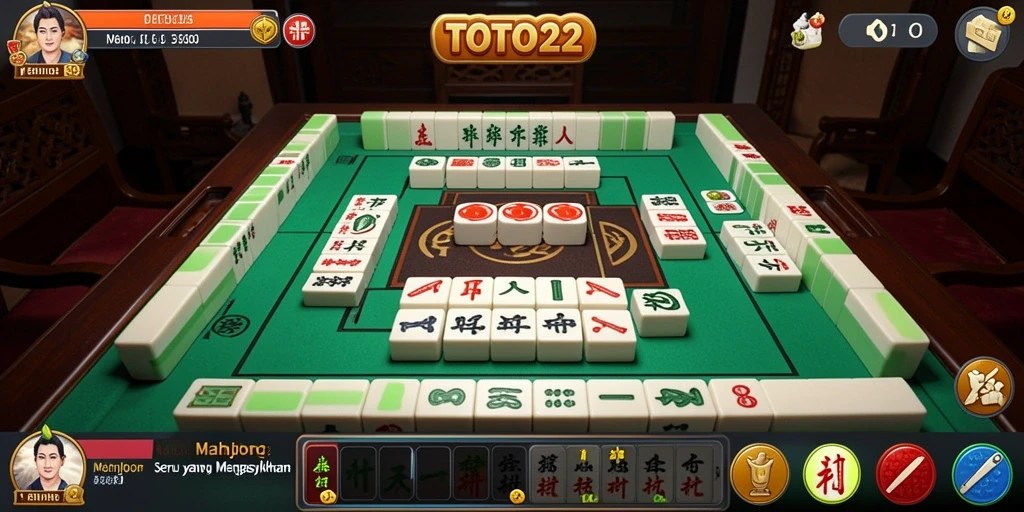Screenshot TOTO22 menampilkan gameplay Mahjong yang seru dan menarik.
