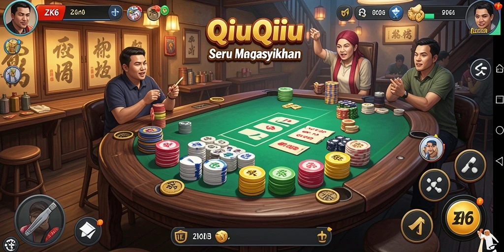 Gameplay seru ZK6 dengan aksi QiuQiu yang menegangkan.
